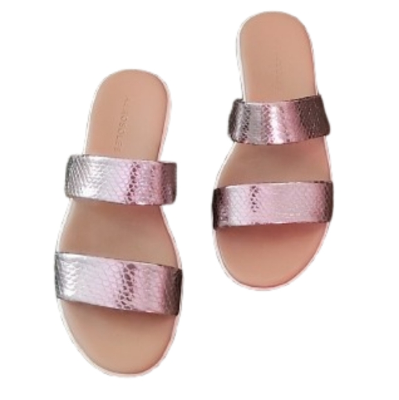 Aerosoles Silver Sandals - Picture 1 of 6